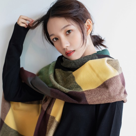 2025 new women's scarves, thickened, warm, imitation cashmere plaid scarves, winter shawls, stylish scarves. 2025 new women's scarves, thickened, warm, imitation cashmere plaid scarves, winter shawls, stylish scarves.