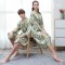 Hooded flannel nightgown, women's winter, extra-long, plus-size, hooded bathrobe, autumn/winter, pregnant women's pajamas.
