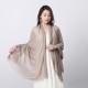 Solid cotton and linen scarf for women, artistic sunscreen silk scarf, long beach scarf, wholesale, Japanese-style gauze scarf, upscale look.