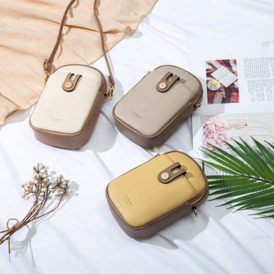 Pruti's new Korean-style cross-border cell phone bag, PU women's shoulder bag, fresh, candy-colored zippered simple bag. Pruti's new Korean-style cross-border cell phone bag, PU women's shoulder bag, fresh, candy-colored zippered simple bag.