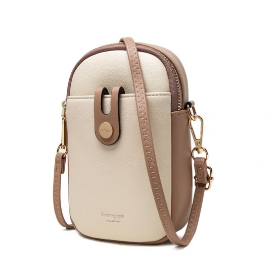 Pruti's new Korean-style cross-border cell phone bag, PU women's shoulder bag, fresh, candy-colored zippered simple bag. Pruti's new Korean-style cross-border cell phone bag, PU women's shoulder bag, fresh, candy-colored zippered simple bag.