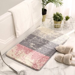 Bathroom absorbent floor mats, small fragrance-style bathroom floor mats, non-slip bathroom doormats, sink rugs.
