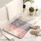 Bathroom absorbent floor mats, small fragrance-style bathroom floor mats, non-slip bathroom doormats, sink rugs.