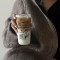 Homemade Cute Summer Penguin Glass, Niche Instagram Simple High-Temperature Borosilicate Water Cup, High-Resistant