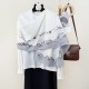 Insta-style retro print, fashionable cotton and linen long scarf, cross-border, spring and autumn travel outerwear for women. Insta-style retro print, fashionable cotton and linen long scarf, cross-border, spring and autumn travel outerwear for women.