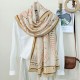 Versatile, simple and elegant, artistic geometric circle print scarf, women's casual wear Casual contrasting color travel shawls Versatile, simple and elegant, artistic geometric circle print scarf, women's casual wear Casual contrasting color travel shawls