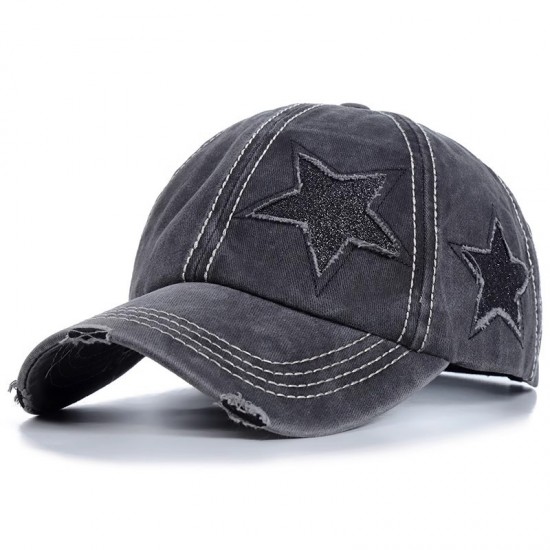 Men's flat-top military caps, spring and summer washed distressed men's hats, Korean-style casual baseball caps, trendy summer sun hats Men's flat-top military caps, spring and summer washed distressed men's hats, Korean-style casual baseball caps, trendy summer sun hats