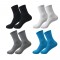 Amazon combed solid color sports socks, terry mid-calf socks, breathable and wear-resistant, thin, men's basketball socks