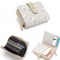 Cross-border Korean-style fashionable printed zippered accordion multi-card slot student wallet, women's wallet, ready for wholesale.