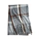 Contrast plaid scarves, women's winter atmospheric thickened warm faux cashmere shawls, Korean-style versatile 2025 new wholesale Contrast plaid scarves, women's winter atmospheric thickened warm faux cashmere shawls, Korean-style versatile 2025 new wholesale