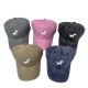 Wholesale Korean 2025 new style washed retro puppy embroidered baseball cap for women with large heads, small flattering cap Wholesale Korean 2025 new style washed retro puppy embroidered baseball cap for women with large heads, small flattering cap