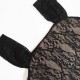 Summer European and American Waist-Fitting Spliced Sleeveless T-Shirt Elegant Ruffled Small Flying Sleeve 3D Flower Decorated Contrast Color Top Summer European and American Waist-Fitting Spliced Sleeveless T-Shirt Elegant Ruffled Small Flying Sleeve 3D Flower Decorated Contrast Color Top
