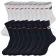 Sports socks, mid-calf, towel-soled, small hooks, fitness running socks, unisex, trendy, sweat-wicking cotton socks, breathable and deodorizing