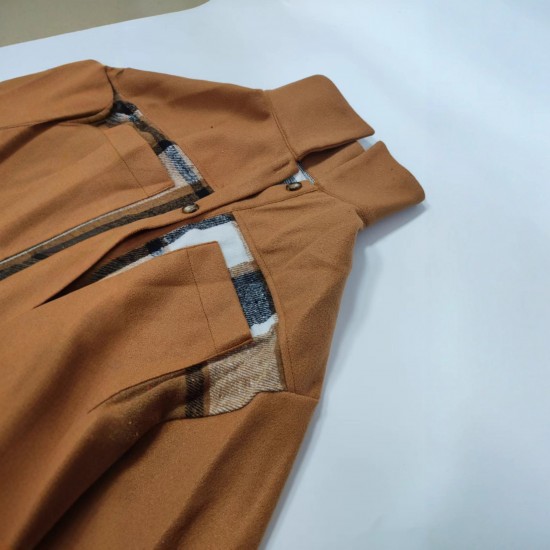 Foreign Trade European and American Fashion Lapel Plaid Long Sleeve Jacket: 2025 Autumn and Winter Women's Single-Breasted Versatile Casual Jacket Foreign Trade European and American Fashion Lapel Plaid Long Sleeve Jacket: 2025 Autumn and Winter Women's Single-Breasted Versatile Casual Jacket