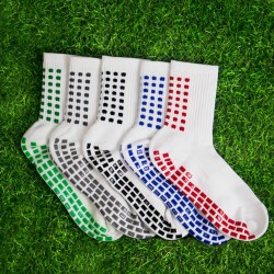 Adult and children's pure white football socks, towel soles, men's and women's basketball mid-calf socks, long socks