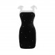 French Bow Sleeveless Dress Women's Clothing 2025 Summer New Cross-Border Petite Round Neck Waist Midi Skirt French Bow Sleeveless Dress Women's Clothing 2025 Summer New Cross-Border Petite Round Neck Waist Midi Skirt