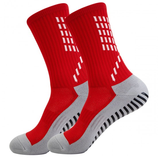 Men's foreign trade football socks, men's socks, adhesive-coated non-slip floor socks, training socks, towel-soled mid-calf thickened sports socks. Men's foreign trade football socks, men's socks, adhesive-coated non-slip floor socks, training socks, towel-soled mid-calf thickened sports socks.