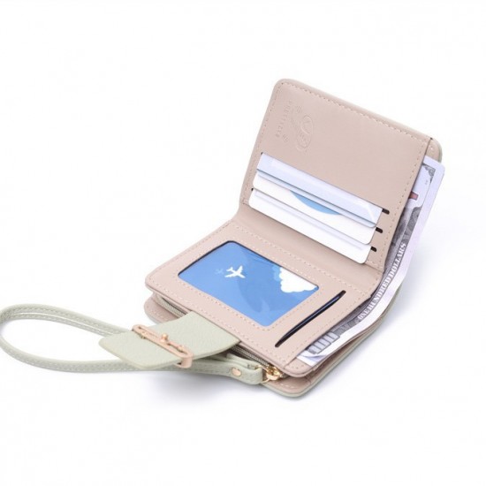 2025 new women's short wallet, Korean style, cute, portable, handbag, foldable zippered, student coin purse. 2025 new women's short wallet, Korean style, cute, portable, handbag, foldable zippered, student coin purse.