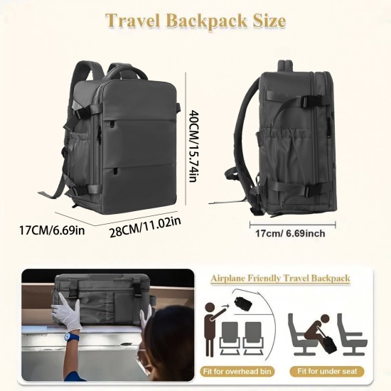 Feihong Amazon cross-border travel backpack, large-capacity, multi-functional backpack, school bag, travel bag, luggage bag Feihong Amazon cross-border travel backpack, large-capacity, multi-functional backpack, school bag, travel bag, luggage bag