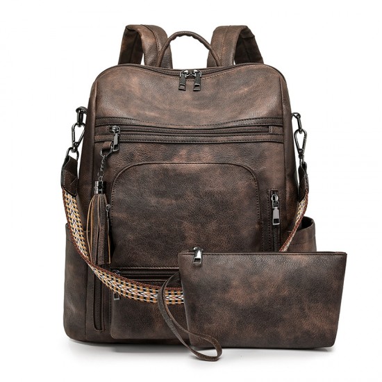 Women's backpacks, 2025 new large-capacity PU retro business bags, backpacks, laptop backpacks wholesale. Women's backpacks, 2025 new large-capacity PU retro business bags, backpacks, laptop backpacks wholesale.