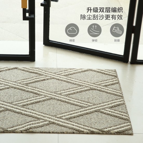 New entry carpets, luxury and high-end foyer doormats, imitation wool living room carpets