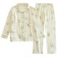 Postpartum postpartum clothes, pure cotton double-layer gauze, thin, spring and summer, long-sleeved nursing pajamas, all-cotton loungewear sets. Postpartum postpartum clothes, pure cotton double-layer gauze, thin, spring and summer, long-sleeved nursing pajamas, all-cotton loungewear sets.