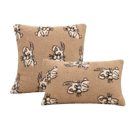 Refreshing lambskin jacquard pillow, floral sofa headboard lumbar support, modern ins pillowcase. Refreshing lambskin jacquard pillow, floral sofa headboard lumbar support, modern ins pillowcase.