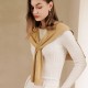 2025 new air-conditioned room knitted shawls for women, decorative outerwear, Korean-style solid summer sunscreen shawls wholesale