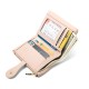 Prettyzys new women's short wallet, Korean-style printed zipper closure, student-style large-capacity wallet