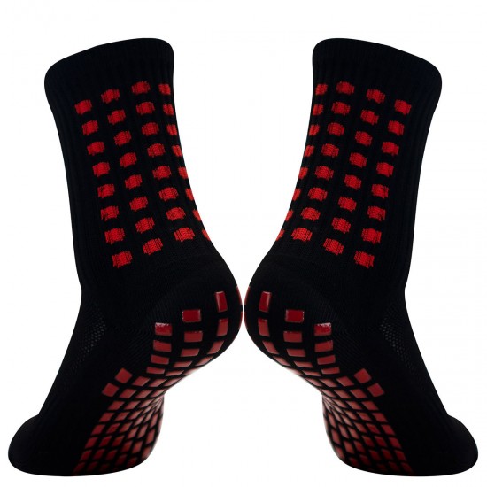 Men's football socks, square-shaped rubberized mid-calf socks, adult sports socks, sweat-wicking, non-slip and shock-absorbing rubberized rubberized socks Men's football socks, square-shaped rubberized mid-calf socks, adult sports socks, sweat-wicking, non-slip and shock-absorbing rubberized rubberized socks