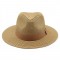 Cross-border British retro wide-brimmed white pure wool hat, fashionable and versatile, casual jazz hat for women, autumn/winter.