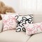 Cross-border Nordic INs cotton and linen flat embroidered Christmas tree, elk, and flower wreath pillowcases for sofa home decor