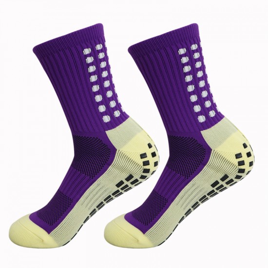 Cross-border non-slip rubberized mid-calf thickened football socks Terry socks, outdoor training, and mesh breathable. Cross-border non-slip rubberized mid-calf thickened football socks Terry socks, outdoor training, and mesh breathable.