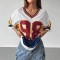 Off-shoulder high-waisted sleeveless top for women, 2025 simple summer new style, irregular slit hem, slimming short T-shirt for women