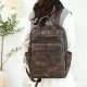 Cross-border new women's PU backpack, large-capacity business laptop backpack, retro women's backpack wholesale.