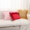 INS bow ribbon pillow, lumbar support, Dutch velvet, breathable and comfortable pillow, cute pink for girls.