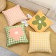 Nordic ins fresh polka dot plaid floral pillow with core, living room sofa, cotton and linen cushion, model room cushions. Nordic ins fresh polka dot plaid floral pillow with core, living room sofa, cotton and linen cushion, model room cushions.