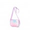 Fashionable PU small Korean-style trendy sequined square bag, casual crossbody bag, cartoon heart-shaped shoulder bag for women.