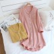 Wholesale new women's nightgown, cotton crepe bath skirt, double-layer gauze open-front long-sleeved loungewear, dropshipping. Wholesale new women's nightgown, cotton crepe bath skirt, double-layer gauze open-front long-sleeved loungewear, dropshipping.