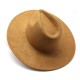 New European and American 9.5cm wide-brim suede topper, stylish and simple topper, heart-shaped wide-brim jazz hat New European and American 9.5cm wide-brim suede topper, stylish and simple topper, heart-shaped wide-brim jazz hat