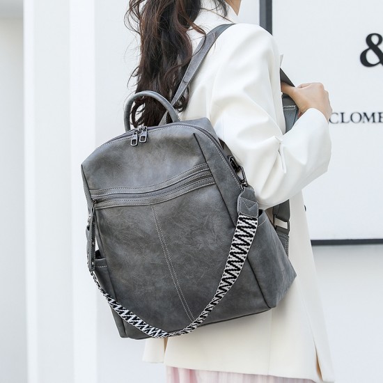 New cross-border bags, 2025, large-capacity crossbody shoulder bags, PU women's business commuter bags, backpacks