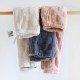 Summer padded women's nightgown, pure cotton double-layer gauze suspender skirt, cute, thin, crepe loungewear, soft and breathable.