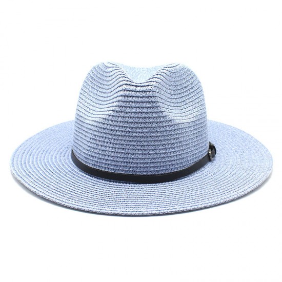 Colorful, 20-color summer foldable wide-brim straw hat for men and women, beach-style British Panama sun hat. Colorful, 20-color summer foldable wide-brim straw hat for men and women, beach-style British Panama sun hat.