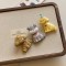Retro Maillard sports baseball KT keychain, creative cartoon sports couple bag pendant, phone chain #261.