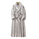 Autumn and winter double-sided velvet couple's robes, plus-size men's bathrobes, thickened and long women's bathrobes.