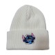 New Cross-Border Stitch Embroidered Knitted Hat, Autumn/Winter Outdoor Warm Men's and Women's Cartoon Anime Beanie