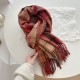 A new winter women's scarf with a wave pattern and tassels, a high-end, versatile and warm scarf. A new winter women's scarf with a wave pattern and tassels, a high-end, versatile and warm scarf.
