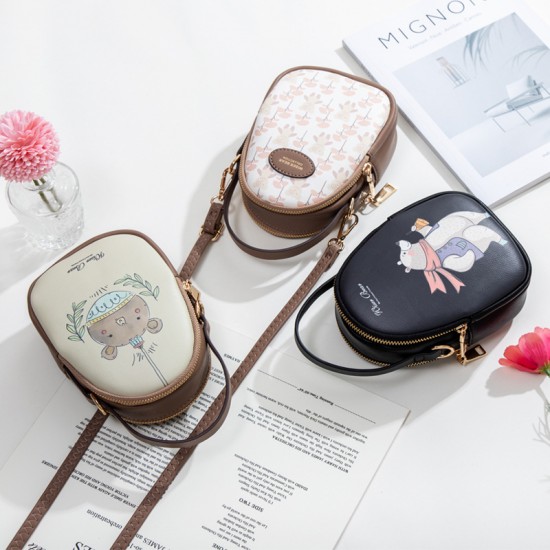 Prettyzys 2023 Phone Bag, Handbag, Shoulder Bag Fashionable printed double-pull large-capacity wallet Prettyzys 2023 Phone Bag, Handbag, Shoulder Bag Fashionable printed double-pull large-capacity wallet