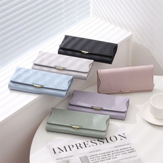 Lianbu new leather goods wallet, long, PU, printed, tri-fold, multi-card slot, multi-functional, large-capacity clutch. Lianbu new leather goods wallet, long, PU, printed, tri-fold, multi-card slot, multi-functional, large-capacity clutch.
