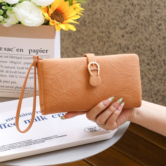 Lianbu new women's wallet, Korean-style, fashionable, versatile, European and American style, soft PU zippered multifunctional large-capacity wallet Lianbu new women's wallet, Korean-style, fashionable, versatile, European and American style, soft PU zippered multifunctional large-capacity wallet